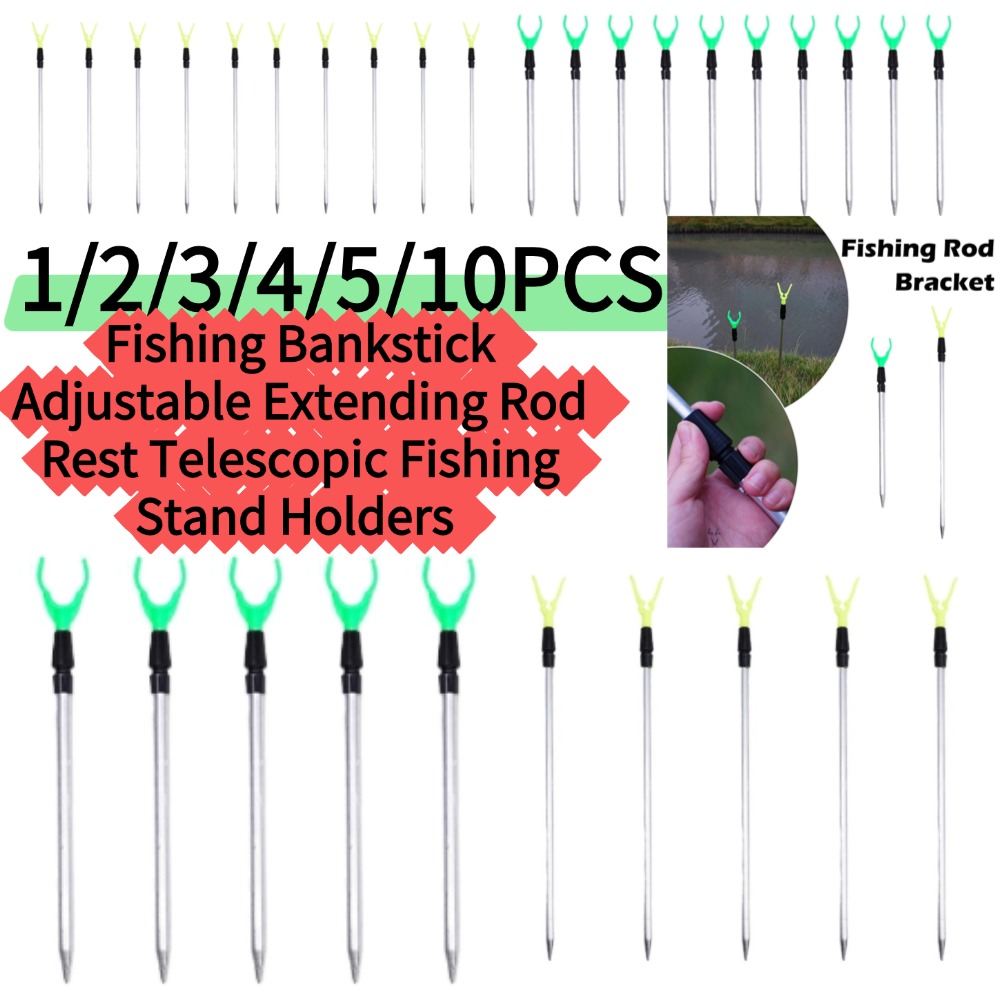 1/5/10pcs*50/80cm Fishing Bank - Fishing Rod Casting 评论和价格