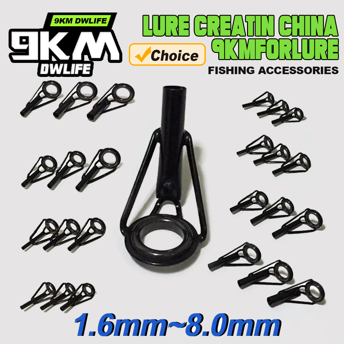 5Pcs Fishing Rod Tip Guides Re - Fishing Rod Guide Replacement 评论和价格